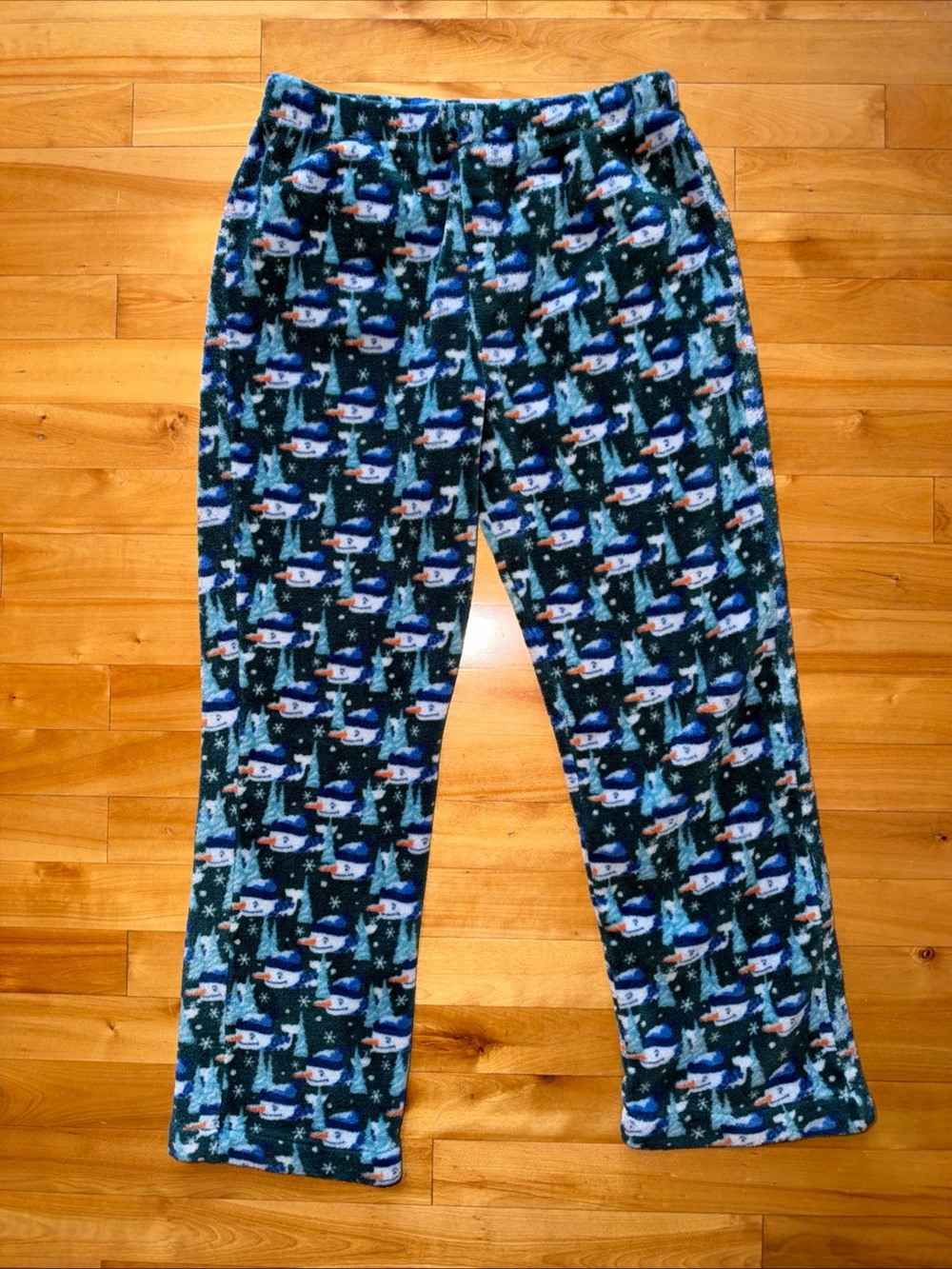 Vineyard Vines Navy Blue Snowman Fleece Pajama Pants